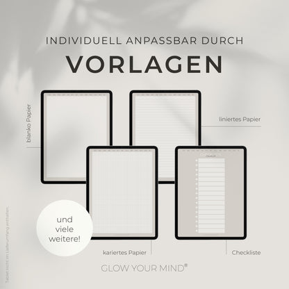 Digitaler Tagesplaner 2024 | für Tablets