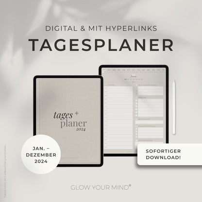 Digitaler Tagesplaner 2024 | für Tablets