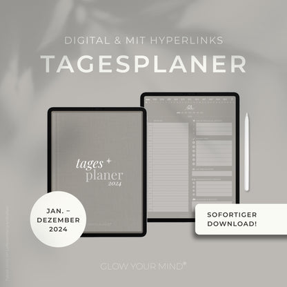 Digitaler Tagesplaner 2024 | für Tablets