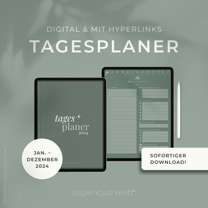 Digitaler Tagesplaner 2024 | für Tablets