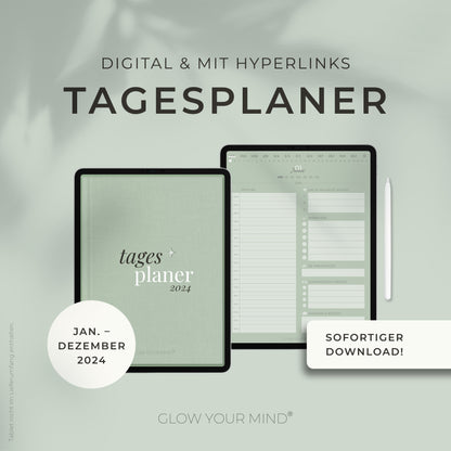 Digitaler Tagesplaner 2024 | für Tablets