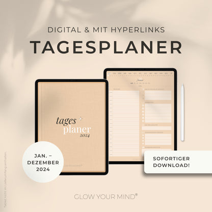 Digitaler Tagesplaner 2024 | für Tablets