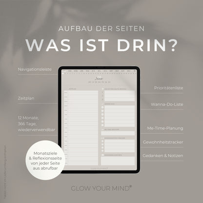Digitaler Tagesplaner für Tablets [ undatiert ]