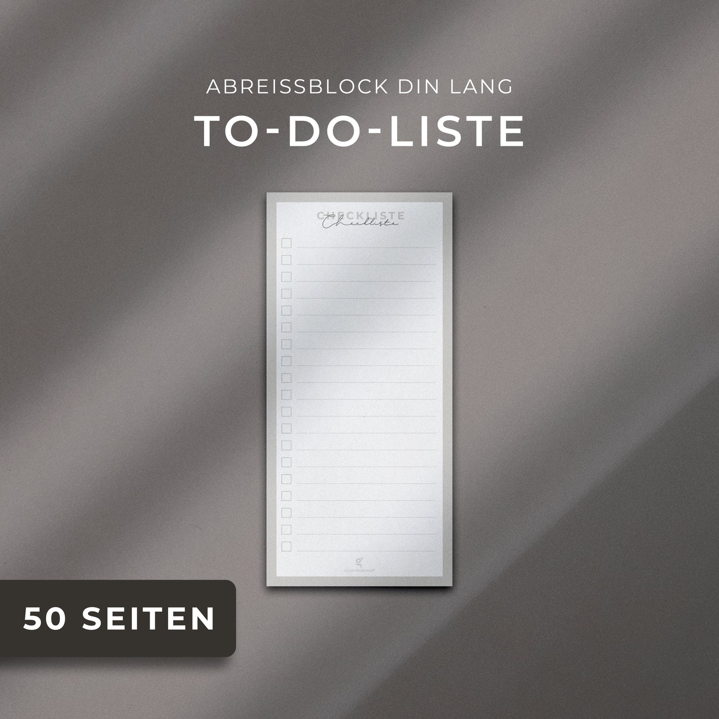 Checkliste (DIN lang Block 50 Seiten)