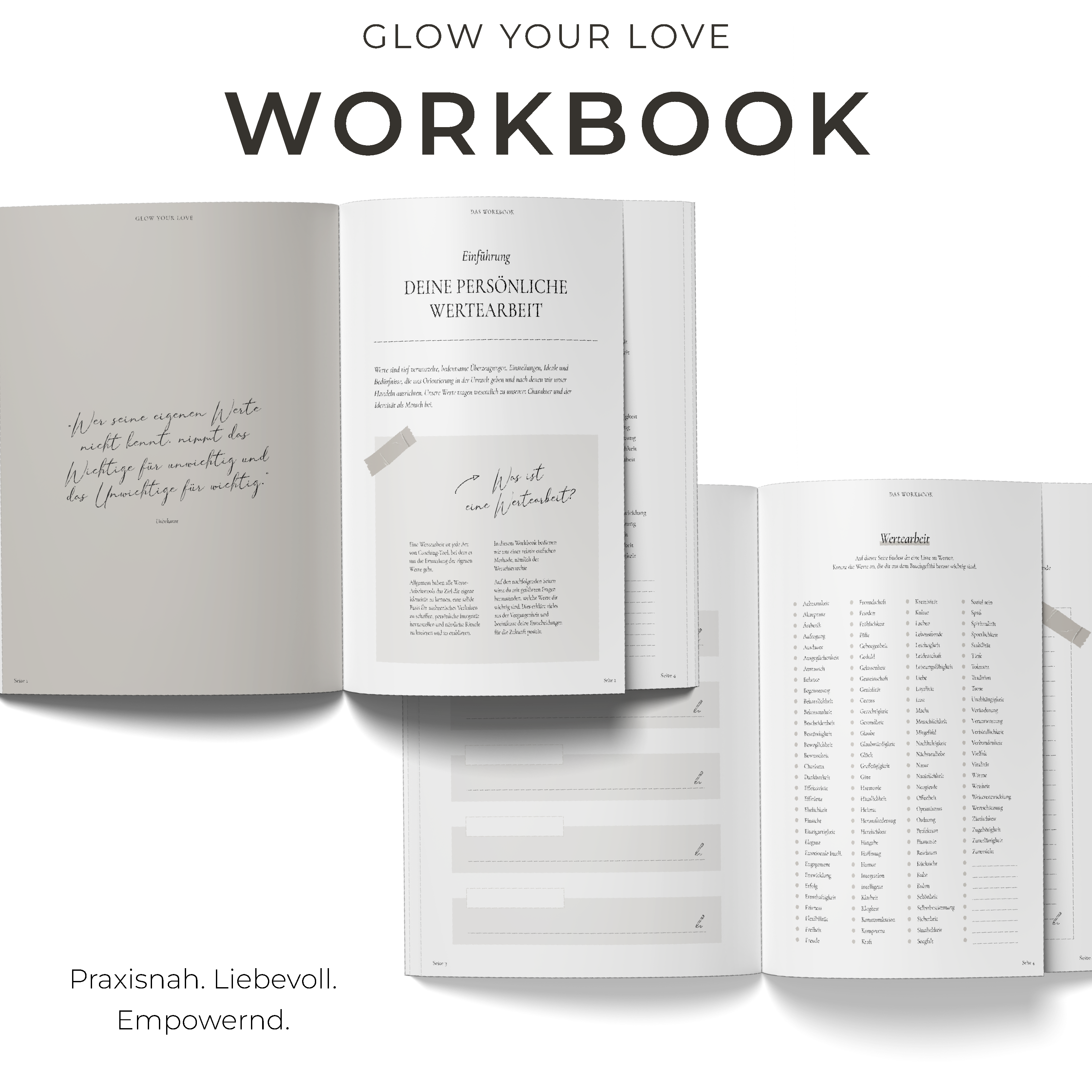 GLOW YOUR LOVE – Das Workbook zum Buch