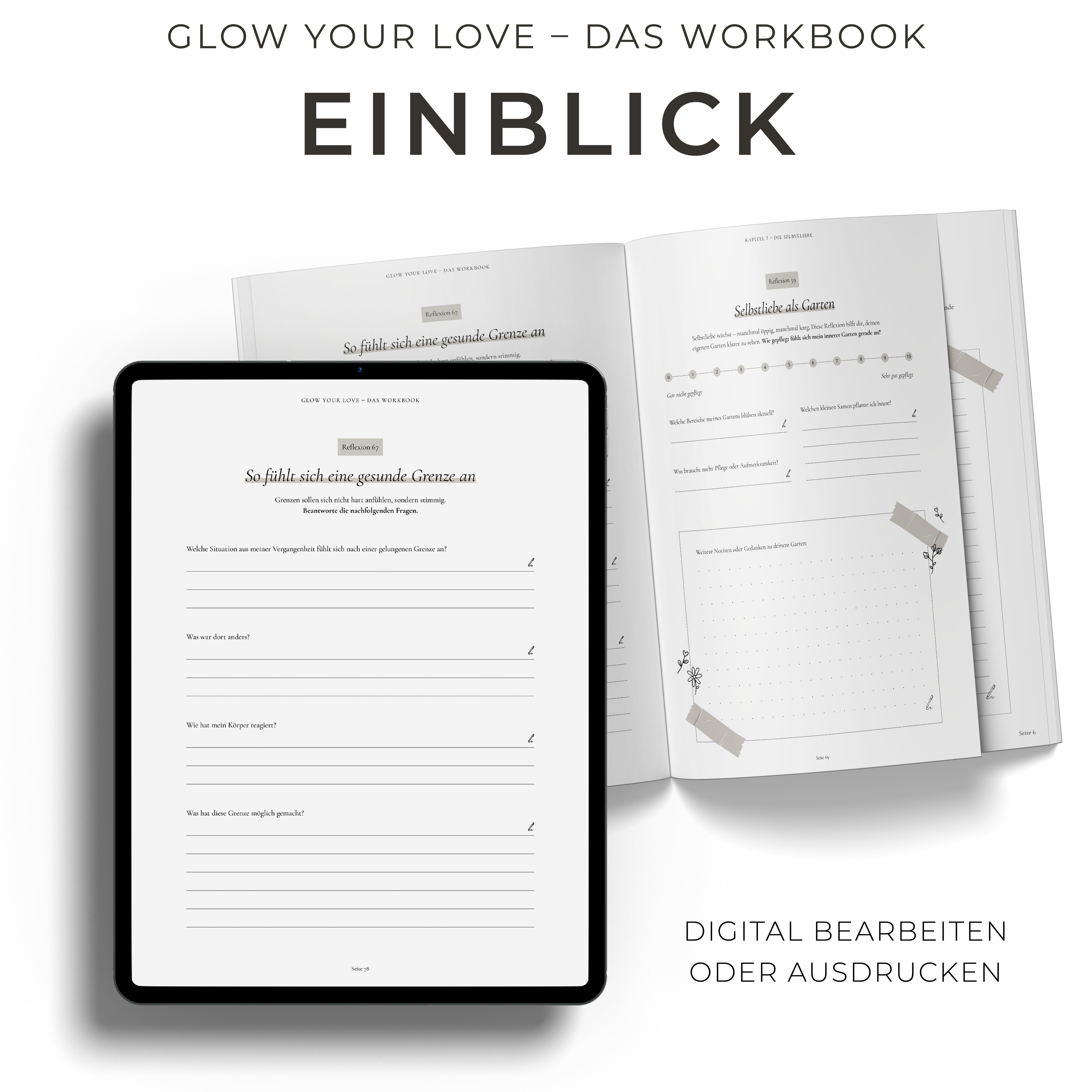 GLOW YOUR LOVE – Das Workbook (digital)