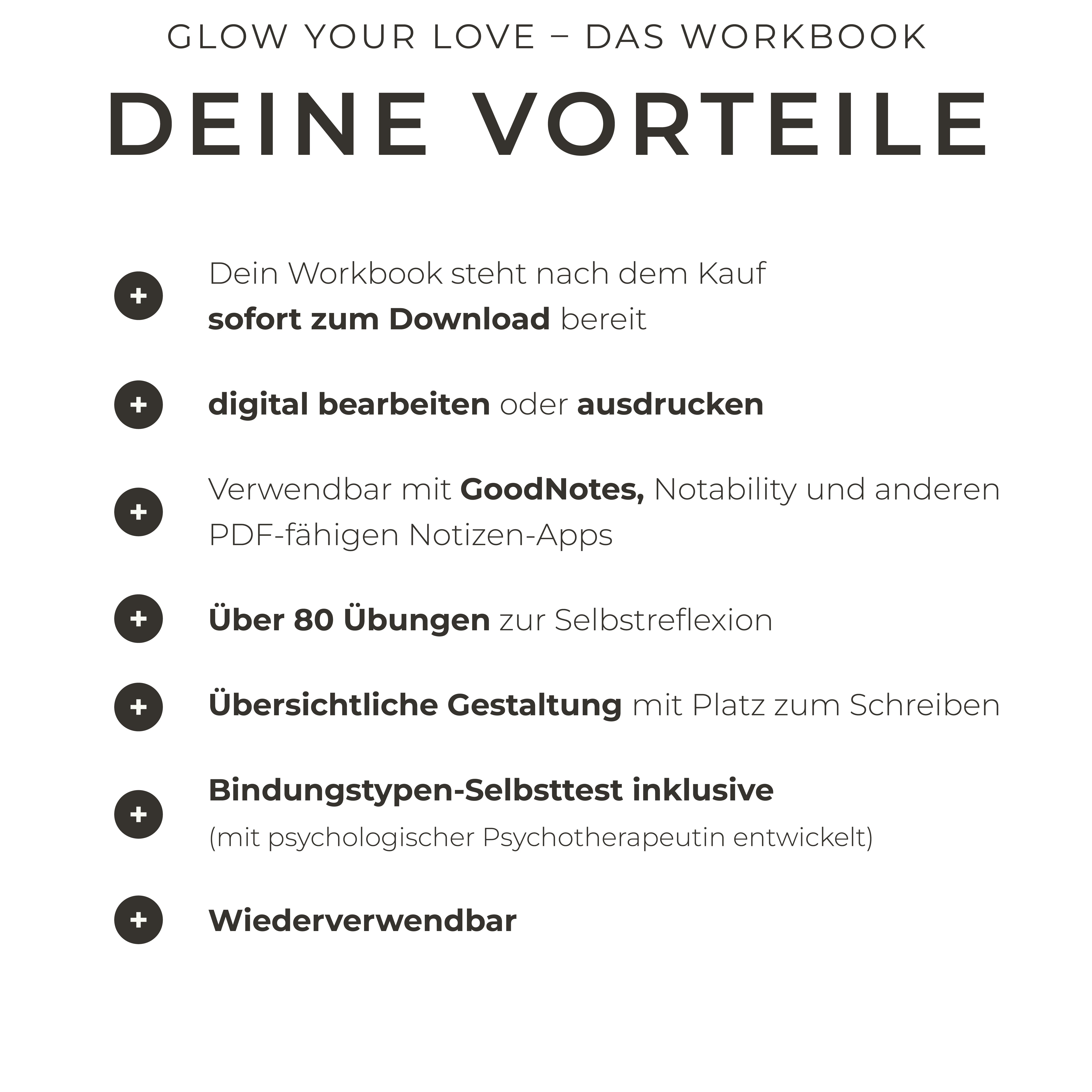 GLOW YOUR LOVE – Das Workbook (digital)