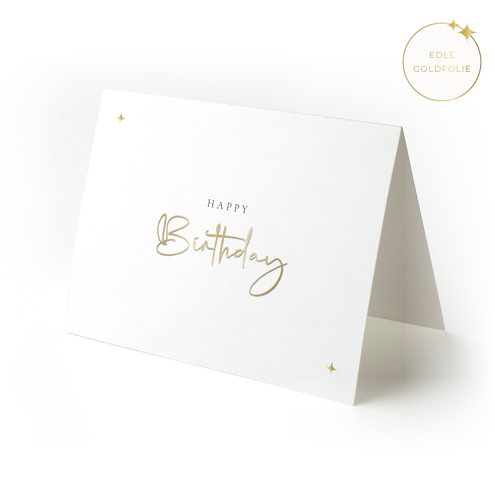 "Happy Birthday" Klappkarte