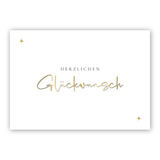 "Herzlichen Glückwunsch" Klappkarte