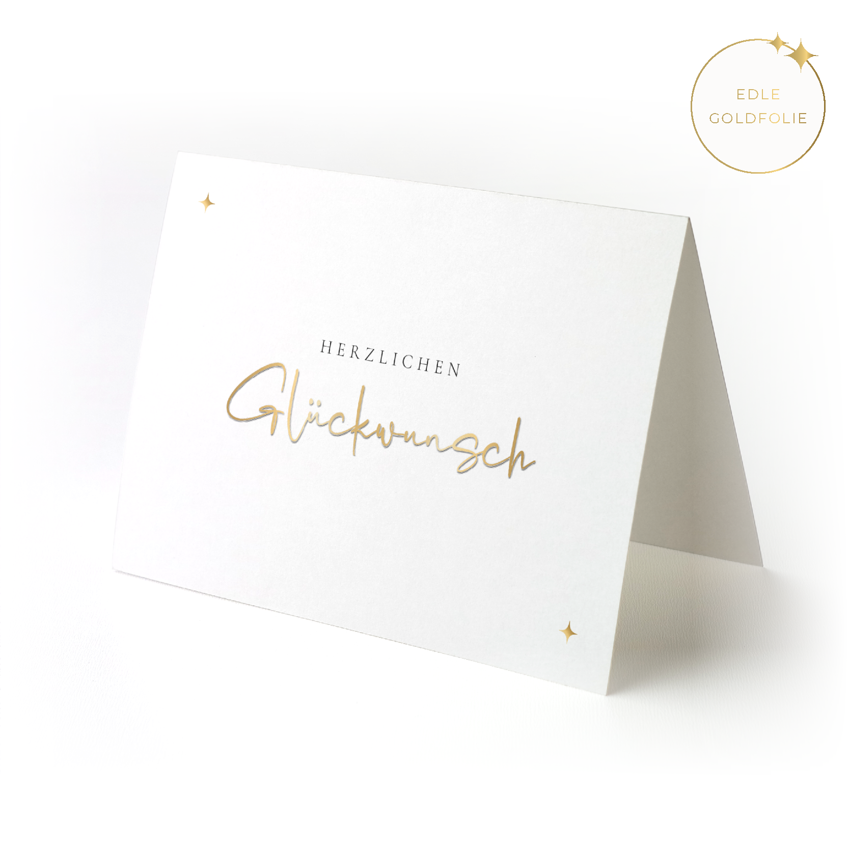 "Herzlichen Glückwunsch" Klappkarte